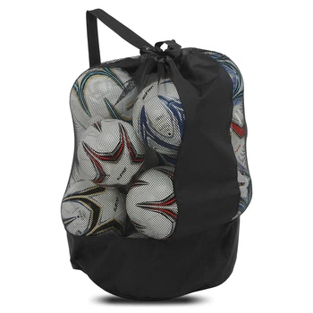 Сетка сумка для мячей Cima Football Bag Action 8629-25 на 25 мячей размер 104x72см Black