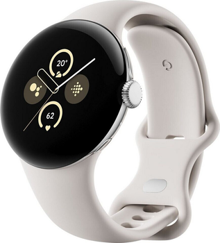 Смарт-часы Google Pixel Watch 2 LTE Polished Silver / Porcelain (EU - Version)