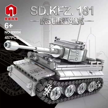 Конструктор на військову тематику Тяжкий танк Тигр Sd.Kfz.181 , 457 деталей (89004)