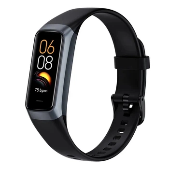 Фитнес-браслет Lemfo C60 с AMOLED-дисплеем и пульсоксиметром (Черный)