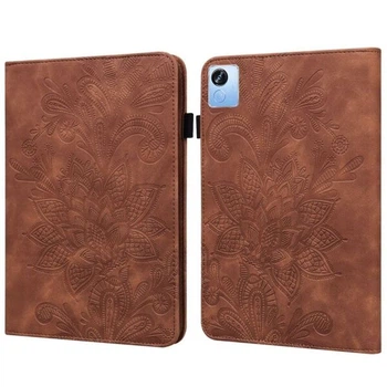 Защитный чехол UniCase Flower для Realme Pad X - Brown