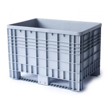 Контейнер Europlast CT/H1 полимерний сплошной 1165х800х800 мм на 2х полозьях