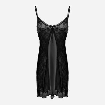 Koszula nocna DKaren Slip Mira M Black (5901780615703)