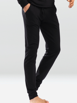 Спортивні штани чоловічі DKaren Pants Justin 2XL Black (5903251464452)