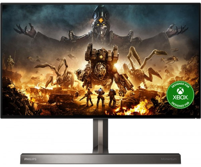 Монітор TFT 27" Philips 279M1RV, Nano IPS, 4K UHD, 144 Hz, 1 мс, DisplayHDR 600, 3хHDMI, DP, USB-C, USB-hub, HAS, Ambiglow, колонки, чорний
