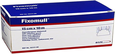 Лейкопалстир BSN Medical Fixomull 15 см x 10 м (4042809020892)