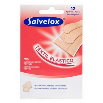 Plastry Salvelox Dressing Sticker Assorted Fabric 12 szt (8470002648128)