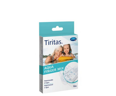 Plastry Hartmann Tiritas Aqua Finger Mix 16 szt (4052199504582)