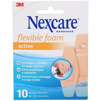 Пластир 3М Nexcare Active Tiras Surtidas 10 шт (4054596751675)