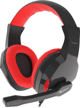 Słuchawki Genesis Argon 110 On Ear Wired Microphone Black Red (NSG-1437)