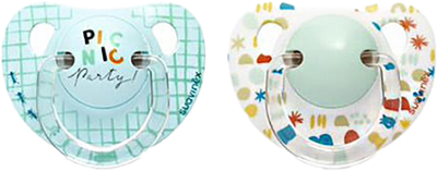 Smoczka Suavinex Pack of 2 Pacifiers with Anatomical Latex Teat +6M (8426420800389)