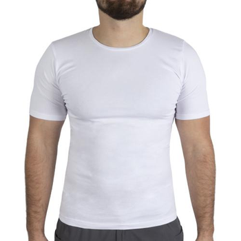 Футболка Sturm Mil-Tec однотонна Top Gun T-Shirt Slim Fit (2 шт у комплекті) (White) 2XL