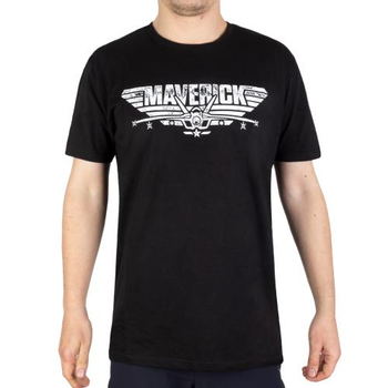 Футболка Sturm Mil-Tec с рисунком Maverick T-Shirt (Black) 3XL