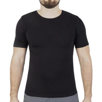 Футболка Sturm Mil-Tec однотонна Top Gun T-Shirt Slim Fit (2 шт в комплекті) (Black) S