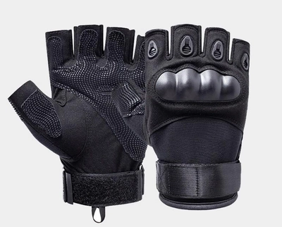 Тактичні рукавиці безпалі Expert M чорні