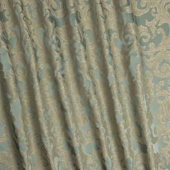 Портьерная ткань ревю фон лазурно-серый (300см 271г/м² пог.м) (145371)