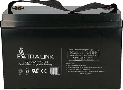 Akumulator EXTRALINK AGM 12V 100Ah (5902560369786)