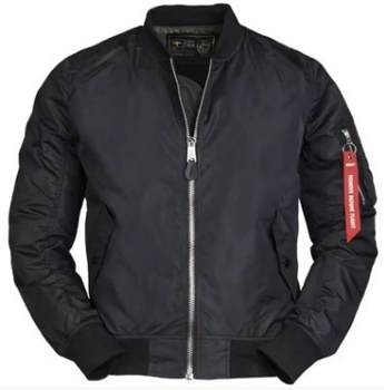 Тактична куртка Mil-Tec бомбер MA1 Summer black 10401502 XL