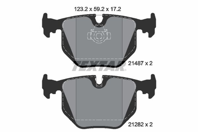 2148703 TEXTAR Гальмівні колодки до дисків Textar (2148703)