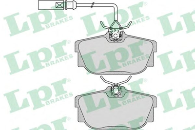 05P974 LPR - Гальмівні колодки до дисків LPR (05P974)