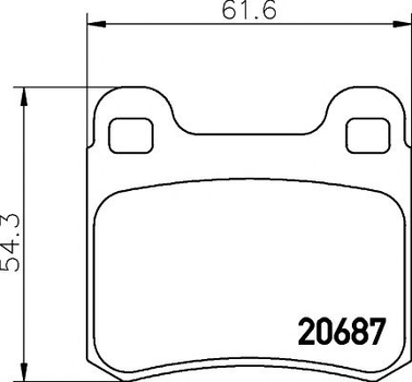 2068701 TEXTAR Гальмівні колодки до дисків Textar (2068701)