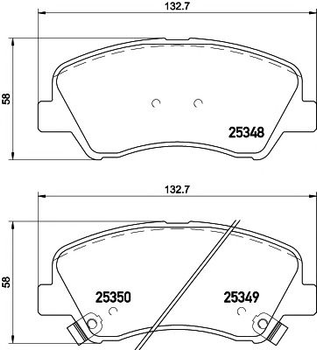 2534801 TEXTAR Гальмівні колодки до дисків Textar (2534801)