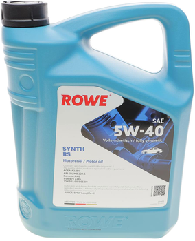 Моторное масло ROWE 5W-40 Hightec SyntH RS 5 л (20001-0050-99)
