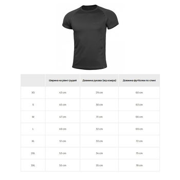 Футболка для тренувань Pentagon Body Shock Activity Shirt Black L