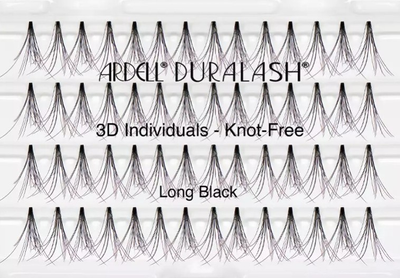 Pojedyncze rzęsy Ardell Pestanas Postizas 3D Individuales long Black (74764759436)