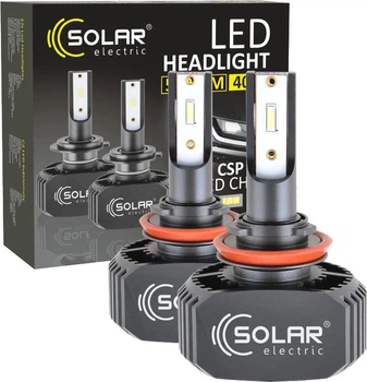 Автолампы Solar Electric LED H11 12/24В 40 Вт 5000 лм 6000K CSP1860 (8211 SE)