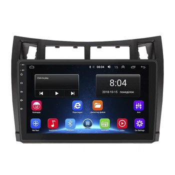 Штатная магнитола Lesko для Toyota Vitz II (XP90) 2005-2011 экран 9" 2/32Gb Wi-Fi GPS Base Витс