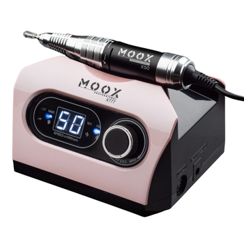 Фрезер для манікюру Nail Drill MOOX PRO Х777 на 70 Вт/50000 обертів, рожевий