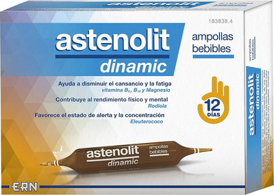 Suplement diety Ern 12 Ampollas Bebibles Dinamic Astenolit (8436021838384)