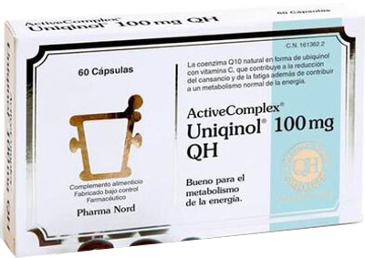 Suplement diety Pharma Nord Bio Active Uniquinol Q10 100mg 60 Capsules (5709976186200)