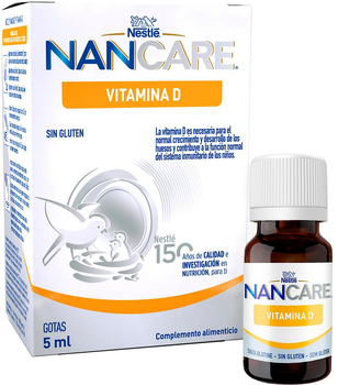 Suplement diety Nestle Nancare Vitamin D Drops 5ml (8000300401387)