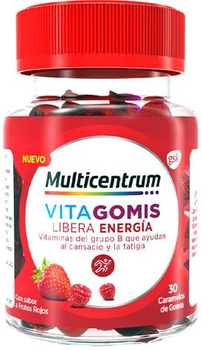 Комплекс вітамінів та мінералів Multicentrum Vitagomis Energy 30 цукерок (5054563119063)