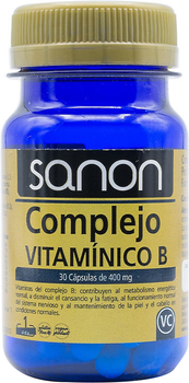 Вітамінний комплекс Sanon Complejo Vitamínico B 30 капсул по 400 мг (8436556086069)
