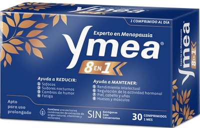 Харчова добавка Ymea Menopause 8 в 1 30 таблеток (8470002041141)