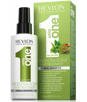 Spraye do włosów Revlon Uniq One Green Tea All In One Hair Treatment 150 ml (8432225096674)