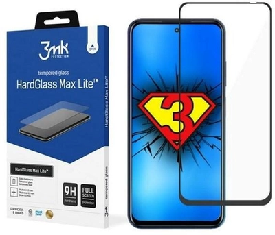 Szkło hartowane 3MK HG Max Lite do HTC Desire 21 Pro 5G czarne (5903108369466)