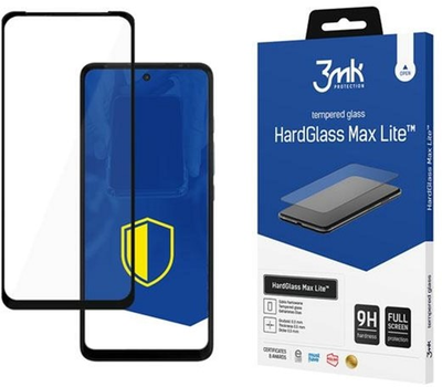 Захисне скло 3MK HG Max Lite для Motorola Moto G60/G60s чорне (5903108441698)