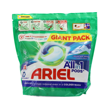 Ariel All-in-1 Pods +Lenor Freshness Washing Liquid Capsules, 43