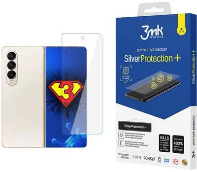 Захисна плівка 3MK SilverProtection+ для Samsung Galaxy Fold 4 на зовнішній дисплей антибактеріальна (5903108489133)