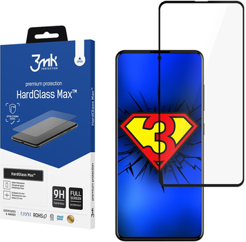 Szkło hartowane 3MK HardGlass Max dla Samsung Galaxy A51 (SM-A515) czarne (5903108227100)