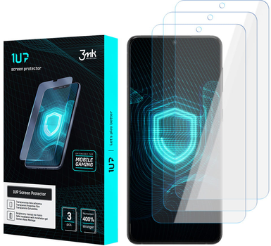 Zestaw folii ochronnych 3MK 1UP screen protector do Samsung Galaxy S22 Plus (SM-S906) 3 szt (5903108454872)