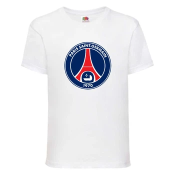 Футболка дитяча Футбольний клуб Париж Сен - Жермен (Paris Saint - Germain) біла (FOOT wh 02) 152 см