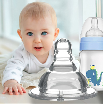 Соска антиколікова для пляшечок з широким відвіром - для каш "BabyOno"