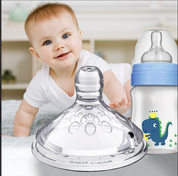Соска антиколікова, середній потік, 1шт. "Natural nursing" "BabyOno"