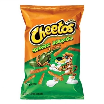 Кукурудзяні снеки Cheetos Corn Crunchy Cheddar Jalapeno 226,8 грам (USA)