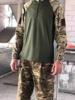 Форма военная костюм в цвете мультикам (тактическая рубашка убакс и штаны) униформа мультикам ВСУ L